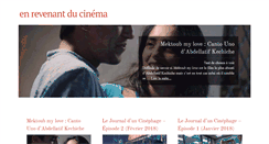 Desktop Screenshot of enrevenantducinema.fr