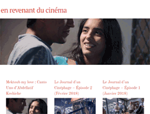 Tablet Screenshot of enrevenantducinema.fr
